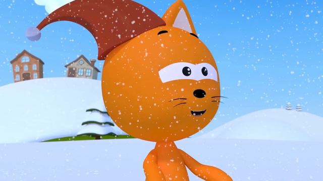 В лесу родилась ёлочка - Котенок Котэ песенка для малышей про Новый год смотреть онлайн