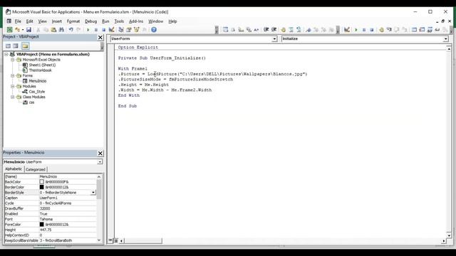 Menu moderno en Formulario con VBA Excel смотреть онлайн