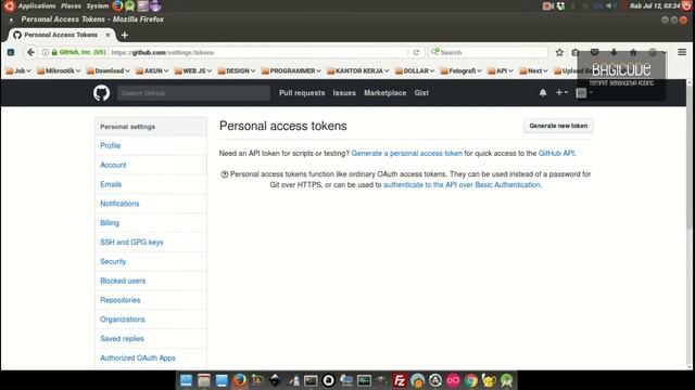 Cara Setting Github di Android Studio dengan Auth Type Token смотреть онлайн