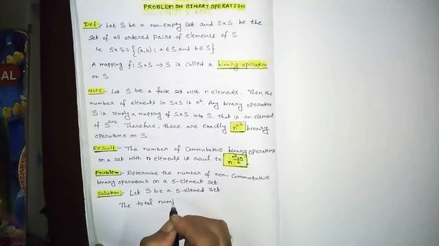 ABSTRACT ALGEBRA | HOW TO DETERMINE NUMBER OF BINARY OPERATIONS смотреть онлайн