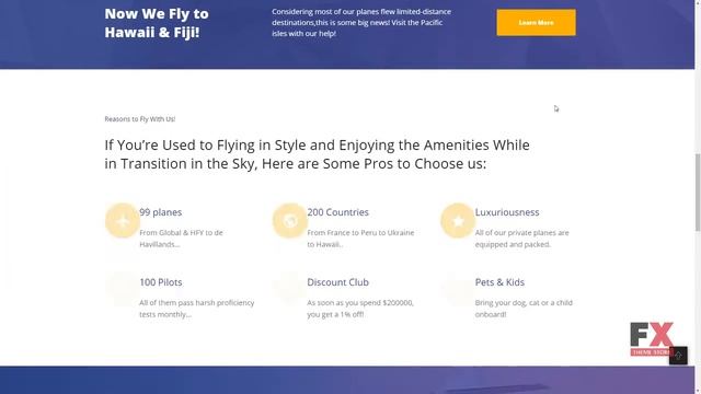 North Centre - Private Airline WordPress Theme TMT | Free Template G смотреть онлайн