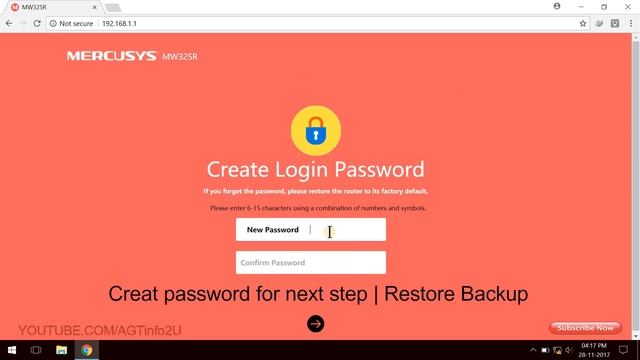 Mercusys Router Configuration Backup | Reset | Restore