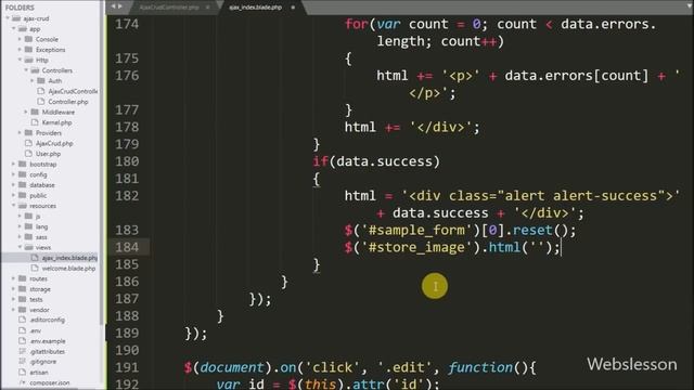 Laravel 5.8 Ajax Crud Tutorial - Update or Edit Data смотреть онлайн
