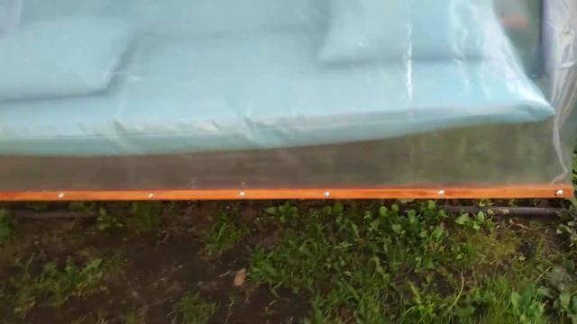 Как закрыть качели от дождя. смотреть онлайн