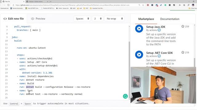 6a - Selenium C# .NET Core CI/CD with GitHub Actions смотреть онлайн