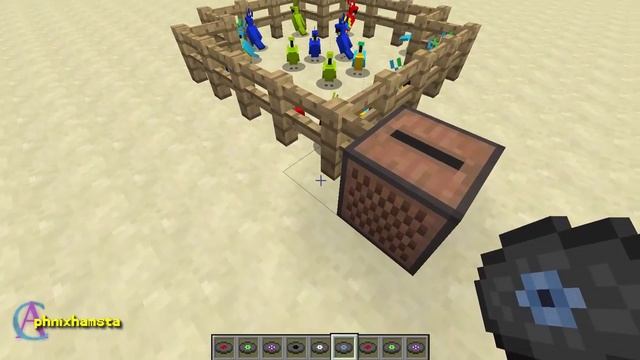 Parrots Dancing to Music in Minecraft 1.12! смотреть онлайн