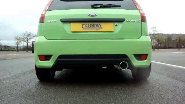 Ford Fiesta Mk6 Zetec S Performance Exhaust by Cobra Sport Exhausts смотреть онлайн