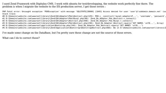 DevOps & SysAdmins: PHP fatal error on Zend when upload local site to live site (2 Solutions!!) смотреть онлайн