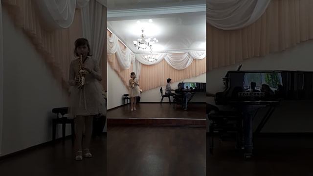 Сонатина К.Вебер Катя саксофон 8 лет#СонатинаВебер смотреть онлайн