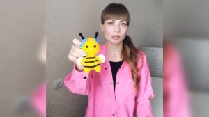 КАК СВЯЗАТЬ ПЧЁЛКУ КРЮЧКОМ!??