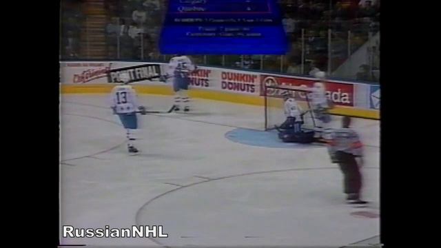 German Titov's awesome end to end goal vs Nordiques (7 dec 1993) смотреть онлайн