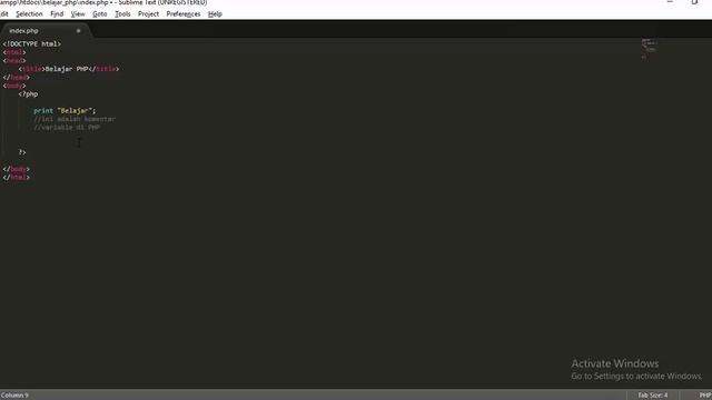 3 Dasar PHP Membuat komentar dan variable di PHP смотреть онлайн