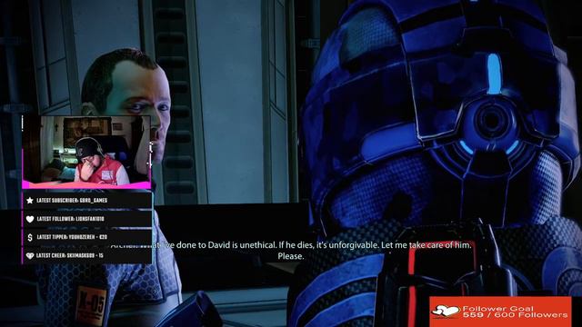 ME2 - Projector Overlord - David & Archer scene смотреть онлайн