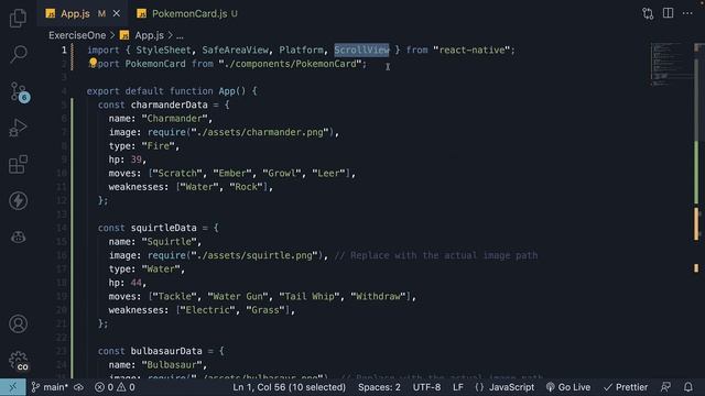 React Native Tutorial - 50 - Build a Pokemon Card (6/6) смотреть онлайн