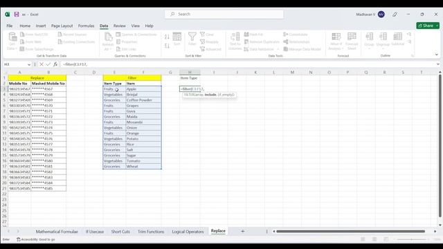 Learn Filter and Replace command in just 5 mins | Excel Basics Ep:13 | Tamil | Office Guru смотреть онлайн
