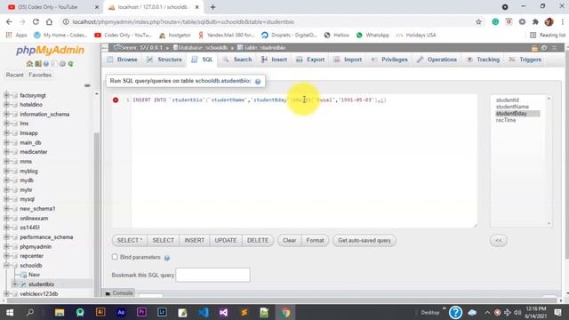 How to insert, Multiple inserts, Update, Delete & Search data using SQL queries in MySQL DB- sinhal смотреть онлайн