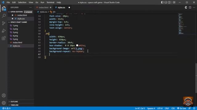Created Space Craft Asteroids Destroyer Game Using HTML , CSS & JAVASCRIPT смотреть онлайн