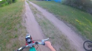 Деревенские Покатушки на Дырчике ! Мопед После Ремонта