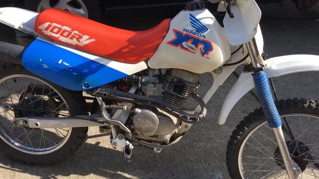 Best Honda Xr100 dirt bike -Started first kick! смотреть онлайн