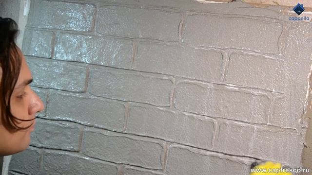 Имитация кирпича валиком Cappella. Как пользоваться декоративным валиком. Полезные советы смотреть онлайн