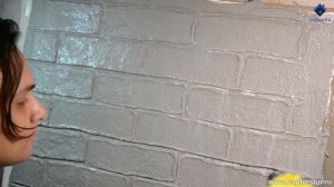 Имитация кирпича валиком Cappella. Как пользоваться декоративным валиком. Полезные советы