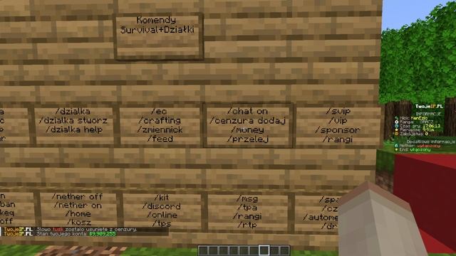 PACZKA PLUGINÓW SURVIVAL+DZIALKI [1.8.8-1.19.3] AUTORSKI SPAWN!