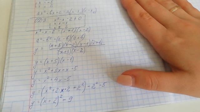 Построение графика функции. ЕГЭ