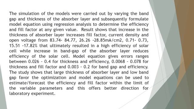 Simulation of the Performance of CdTeCdSZnO Multi Junction Thin Film Solar Cell RIEA 31 1 10new смотреть онлайн