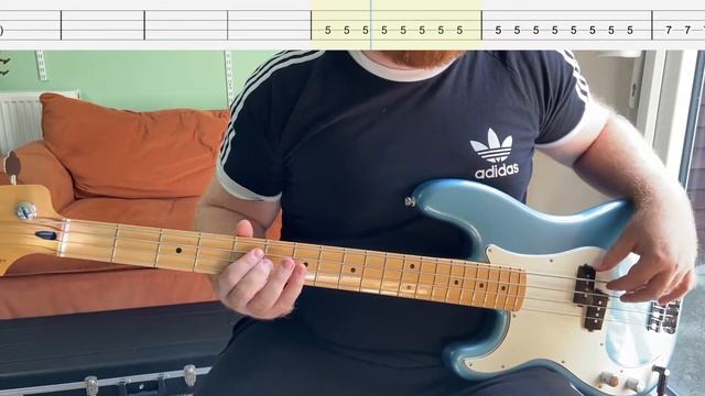 Weezer - Hero (Bass Cover With Tabs)