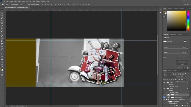 Wedding album creative page design tutorial using photoshop | Photoshop album design making tutoria смотреть онлайн