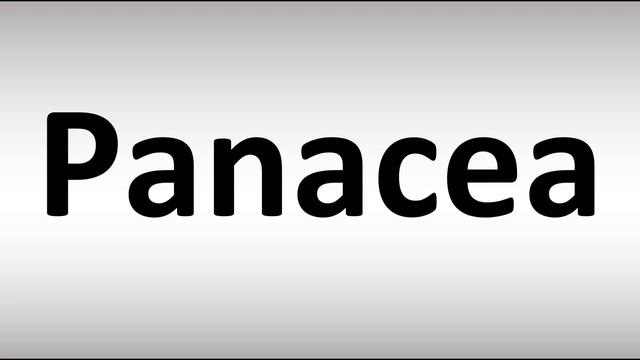 How to Pronounce Panacea смотреть онлайн