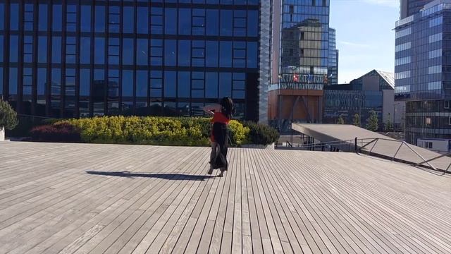 Красивое видео Тайцзицюань с мечом. Тайчи. Цигун. Стиль чень — Мария Цыганова смотреть онлайн