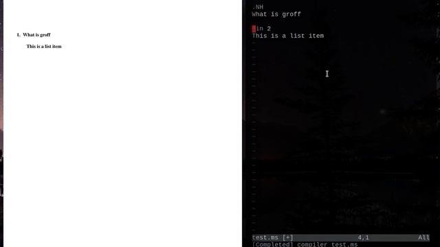 From Markdown To Groff - Groff Tutorial 1 смотреть онлайн
