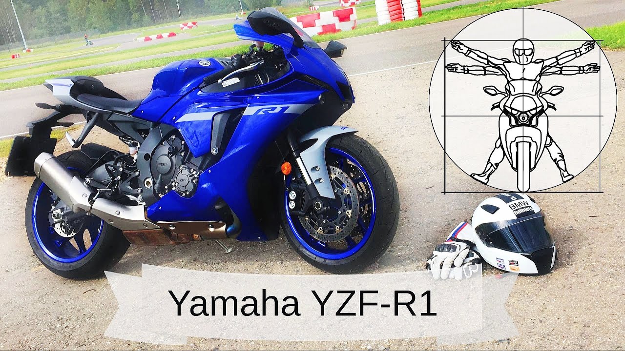 Новая Yamaha YZF-R1: Тест драйв и обзор спортбайка с 200-сильным мотором! смотреть онлайн