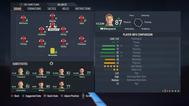 ARSENAL - BEST FORMATION, CUSTOM TACTICS & PLAYER INSTRUCTIONS! FIFA 23 смотреть онлайн