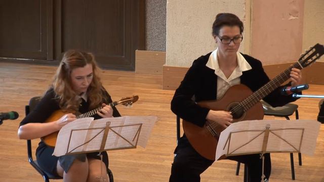 Дуэт: Феськова Татьяна и Скок Наталья - Л. Боккерини - Менуэт смотреть онлайн