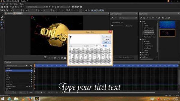 Corel Motion Studio 3d studio | Making Of Title | Tech Guru | Sumit.