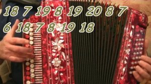 Палуба,видеоразбор(в цифрах) на гармони.