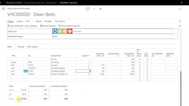 How to authorise additional work using a VHC in Garage Hive - Business Central смотреть онлайн