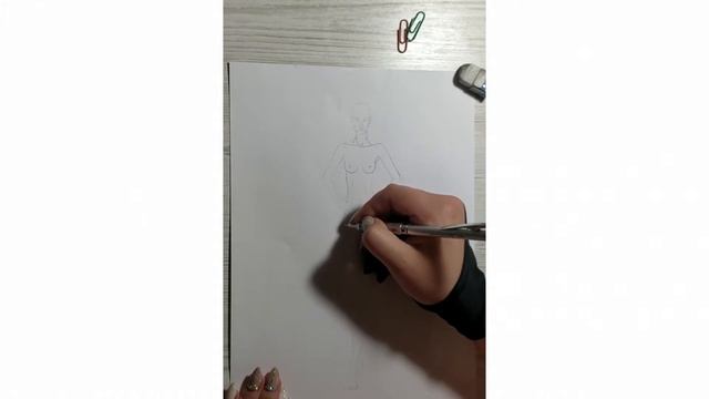 Как Нарисовать Эскиз Макета Человека для Дизайна Одежды. Рисунок при Помощи Трассировки смотреть онлайн