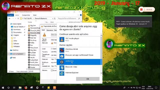 2019 - Como definir o Audacious media player como player padrão de audio no Windows 10 - January 17 смотреть онлайн