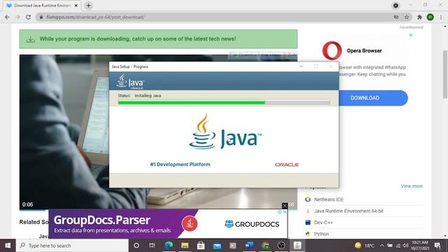 How to Download and setup JRE path in windows 10 смотреть онлайн