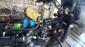 Bajaj Boxer 150X. Проверка и регулировка зазоров клапанов.