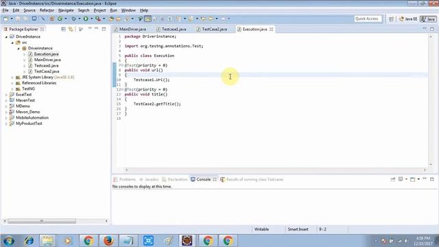 Create Driver Instance for Multiple Class смотреть онлайн