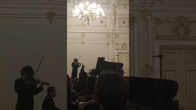Матвей Блюмин. 15 лет. Скрипка. Дебют в Санкт-Петербурге 06.02.2020г. Венявский. Скерцо-тарантелла смотреть онлайн