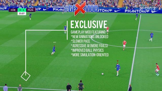 FIFA 22 GFX MOD DELUXE | JANUARY | NEW AMAZING FEATURES! | NEW PENALTY CAMERA, AUTO-ZOOM AND MORE! смотреть онлайн