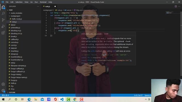 #23.Menentukan rute URL pada Node.js смотреть онлайн