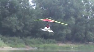 Полет на гидро мотодельтаплане (дельталете) в Самаре. Flights on the Ultralight floats trike