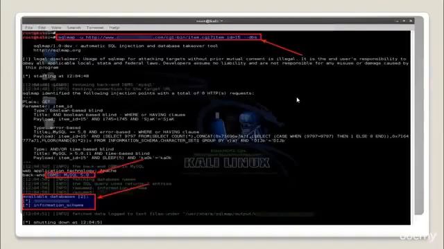 125 SQL Mapping via Kali linux смотреть онлайн