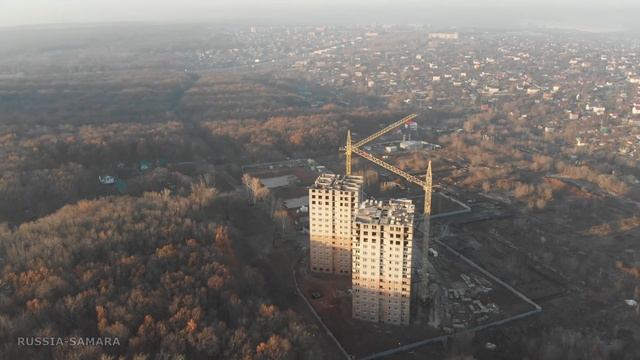 ЖК Кислород / на месте воен. части № 94 на 19 км Московского ш. / building a house / Самара / Russi смотреть онлайн